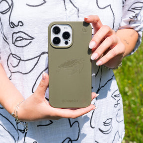 iPhone 11 pro Hülle - grün - "TURTLE" - nachhaltig – Ansicht 5