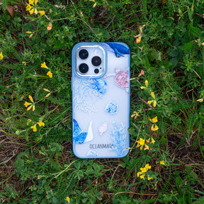 iPhone 13 Hülle - Schildkröte bunt - "Turtle & Friends" - nachhaltig