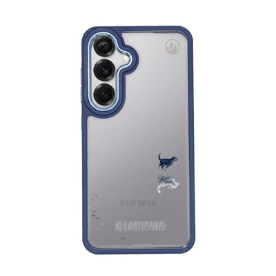 Samsung S25 Hülle - Hund Strand - "beachsiderun" - nachhaltig