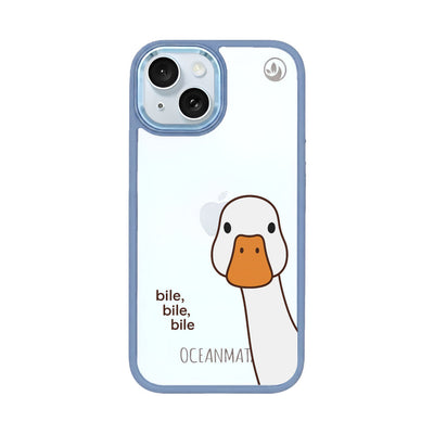 iPhone 15 hoesje - Eend Wit - "Gil Bile Bile" - Duurzaam