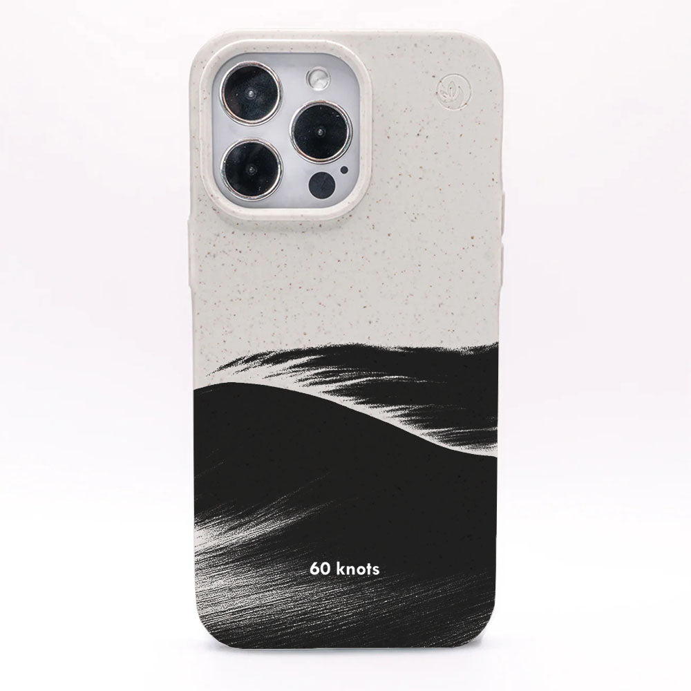 iPhone 14 pro max Hülle - Düne weiß - "60knots" - nachhaltig