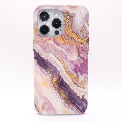 iPhone 16 pro max Hülle - Marmor pink - "PinkMarble" - nachhaltig