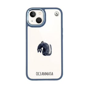 Nachhaltige Handyhülle iPhone 13 Blackcat aus Ocean Plastic — Vorderseite