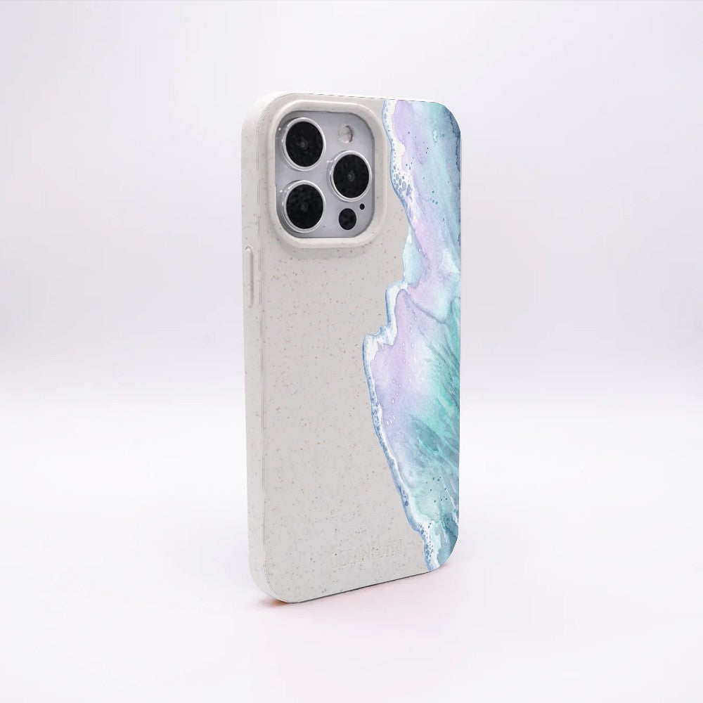 Biologisch abbaubare Handyhülle iPhone 16 pro max Bluehour — kompostierbar — Rückseite