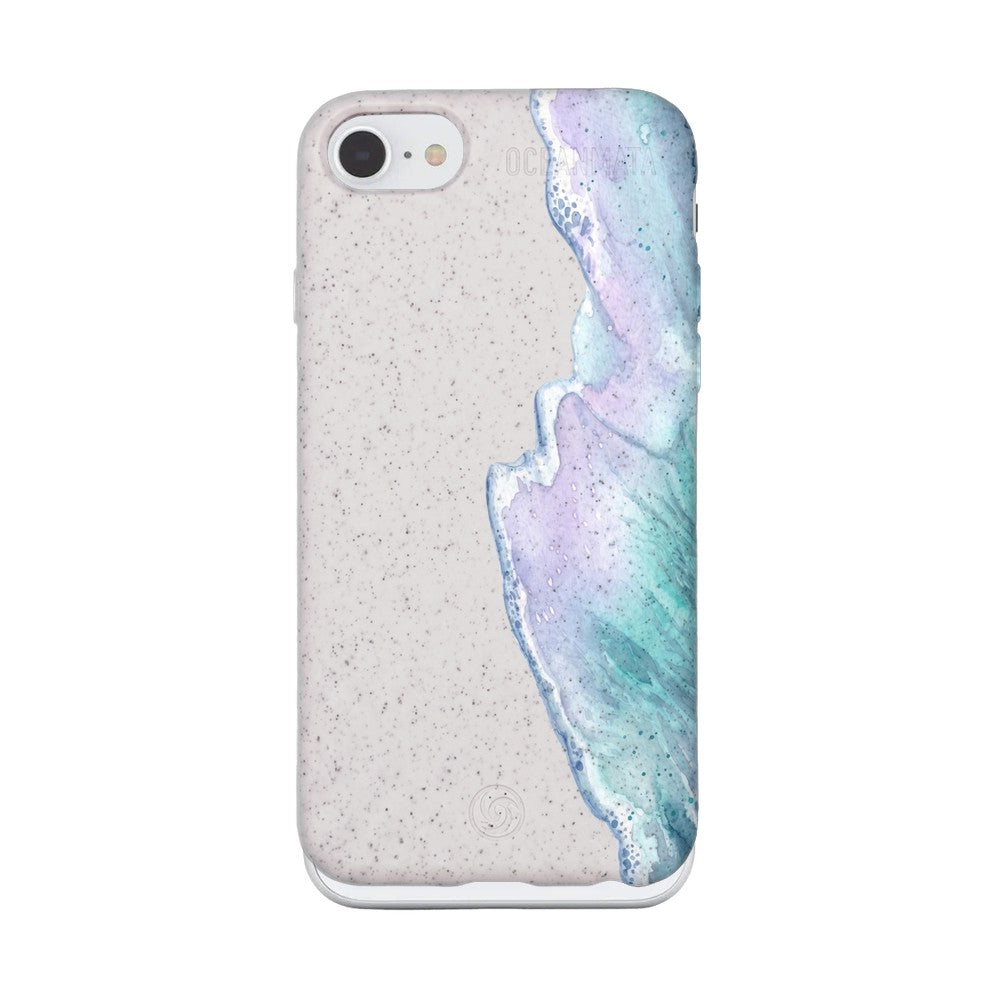 iPhone SE/7/8 Hülle - weiß - "bluehour" - nachhaltig