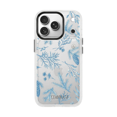 Samsung S26 Ultra Hülle - Winterwald blau - "BluePine" - nachhaltig