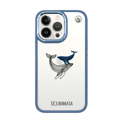 iPhone 13 pro max hoesje - walvisblauw - "BlueWhale" - duurzaam
