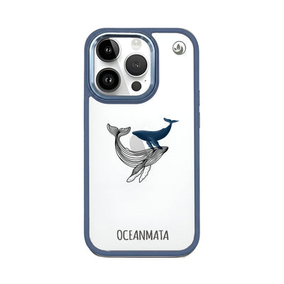 iPhone 14 pro max hoesje - walvisblauw - "BlueWhale" - duurzaam