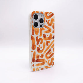 Biologisch abbaubare Handyhülle iPhone 11 Buchstabensuppe — kompostierbar — Rückseite