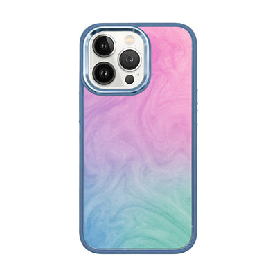 iPhone 13 pro max hoesje - "Gekleurd marmer" duurzaam