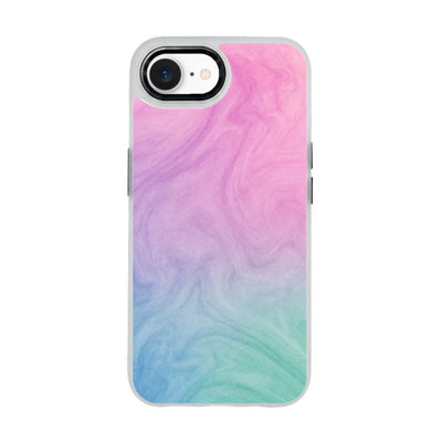 iPhone 16e hoesje - "Gekleurd marmer" duurzaam