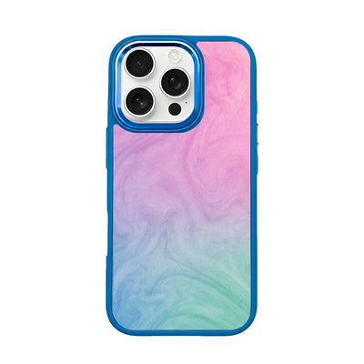 iPhone 16 pro hoesje - "Gekleurd marmer" duurzaam