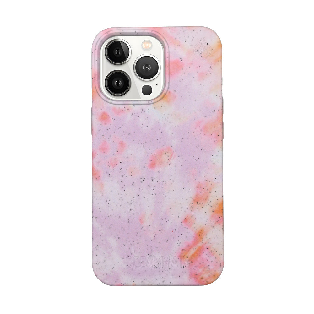 iPhone 13 pro max hoesje - koraaloranje - "Coralful" - duurzaam
