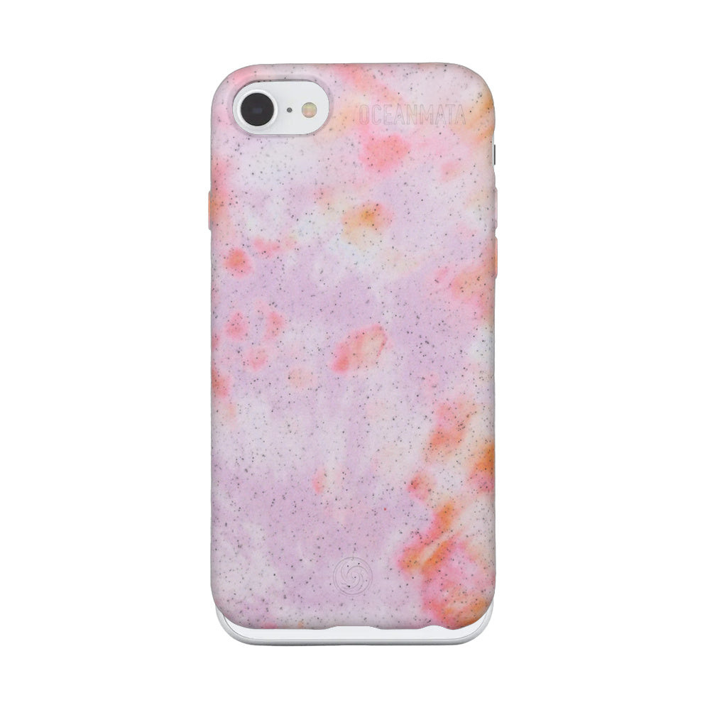 iPhone SE/7/8 hoesje - Koraaloranje - "Coralful" - Duurzaam