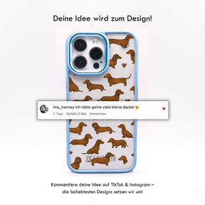 iPhone SE/7/8 Hülle - Dackel - "Dackel" - nachhaltig