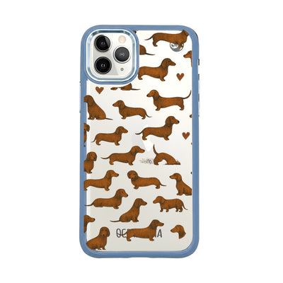iPhone 11 pro hoesje - Teckel - "Teckel" - duurzaam