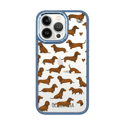 iPhone 13 pro hoesje - Teckel - "Teckel" - duurzaam