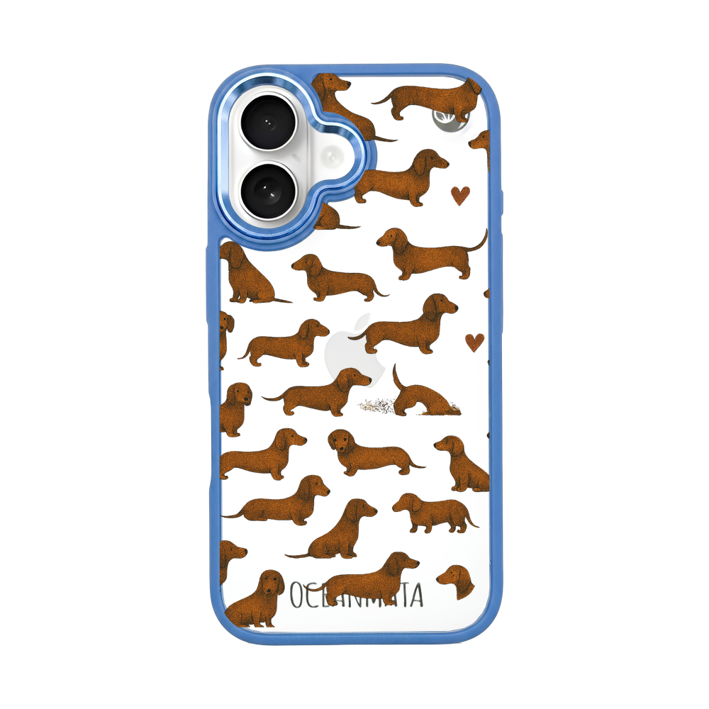 iPhone 16e hoesje - Teckel - "Teckel" - duurzaam