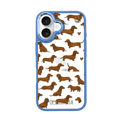 iPhone 16e hoesje - Teckel - "Teckel" - duurzaam