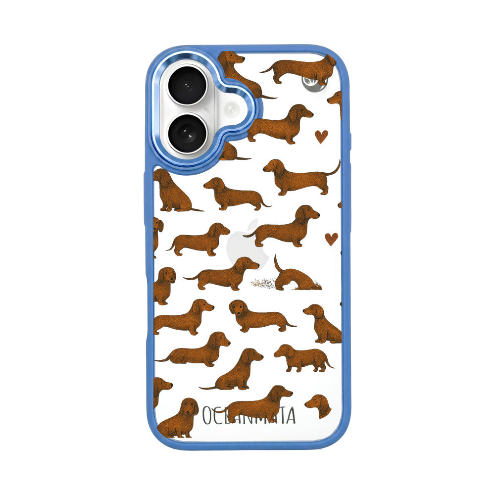iPhone 16 hoesje - Teckel - "Teckel" - duurzaam