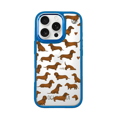 iPhone 16 pro max hoesje - Teckel - "Teckel" - duurzaam
