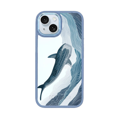 iPhone 15 Hülle - Walhai blau - "DeepWater" - nachhaltig