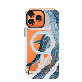 iPhone 17 pro max Hülle - Walhai blau - "DeepWater" - nachhaltig