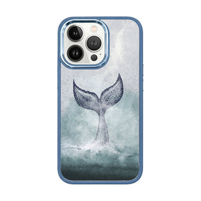 iPhone 13 pro max hoesje - dolfijnblauw - "Dolphin" - duurzaam