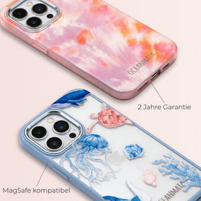Biologisch abbaubare Handyhülle iPhone 15 Orcafamily — kompostierbar — Garantie & MagSafe-Kompatibilität