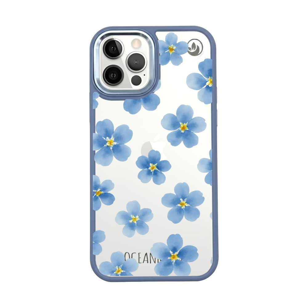 iPhone 12 pro / iPhone 12 hoesje - vergeet-me-nietje - duurzaam