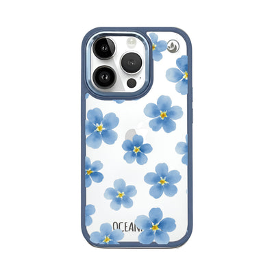 iPhone 14 pro max hoesje - vergeet-me-nietje - duurzaam