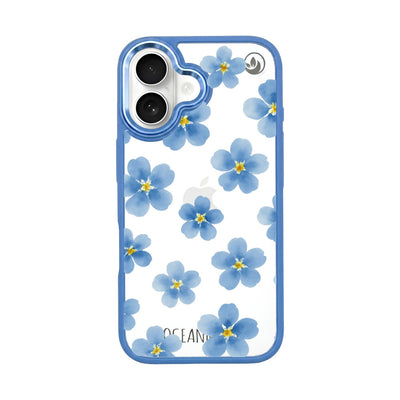 iPhone 16 hoesje - vergeet-me-nietje - duurzaam