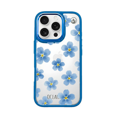 iPhone 16 pro hoesje - vergeet-me-nietje - duurzaam