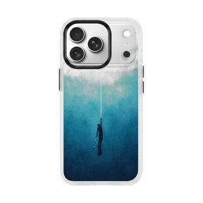 Nachhaltige Handyhülle iPhone 17 pro Freedive aus Ocean Plastic — Vorderseite