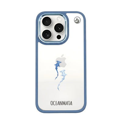iPhone 15 pro max Hülle - hai blau - "Hammerhead" - nachhaltig