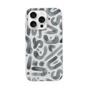 iPhone 16 pro Hülle Buchstabensuppe in Handyfarbe