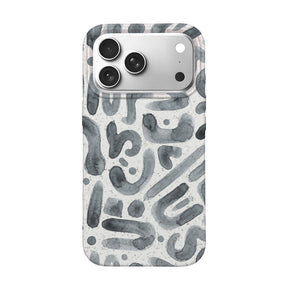 iPhone 18 Pro Max / 17 Pro Max Hülle Buchstabensuppe in Handyfarbe