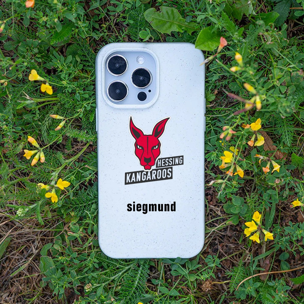 Biologisch abbaubare Handyhülle Samsung A56 Hessingkangaroos — kompostierbar — Bonus