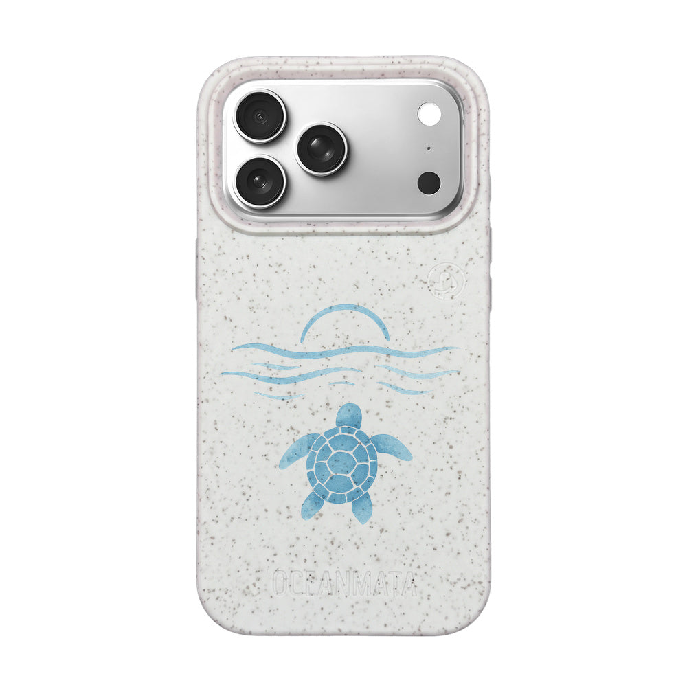 Biologisch abbaubare Handyhülle iPhone 18 Pro / 17 Pro Intothesun — kompostierbar — Vorderseite