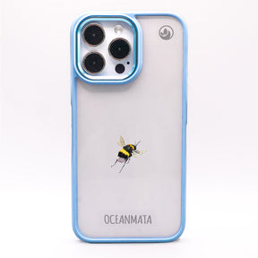 iPhone 13 Hülle - Hummel blau - "Bumblebee" - nachhaltig
