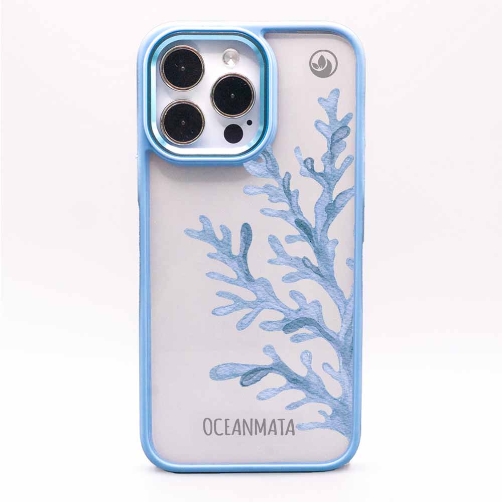 iPhone 16 pro Hülle - Coral blau - "CoralBlue" - nachhaltig