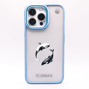 iPhone 15 Hülle - Orca blau - "OrcaFlow" - nachhaltig