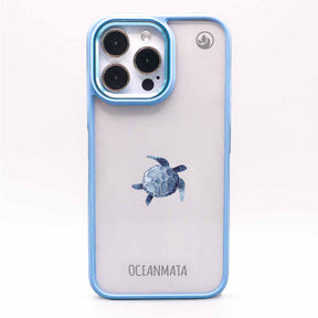 iPhone 13 pro Hülle - Turtle blau - "Shellie" - nachhaltig