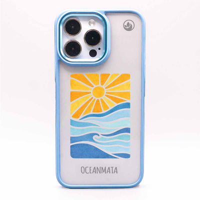 iPhone 15 pro max Hülle - Meer blau - "Sun&Sea" - nachhaltig