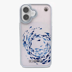 iPhone 17 Hülle - Schwarm blau - "Swarmin" - nachhaltig