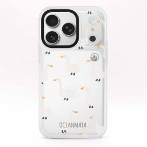 iPhone 17 pro max Hülle -  gans blau - "Goose Fella" - nachhaltig