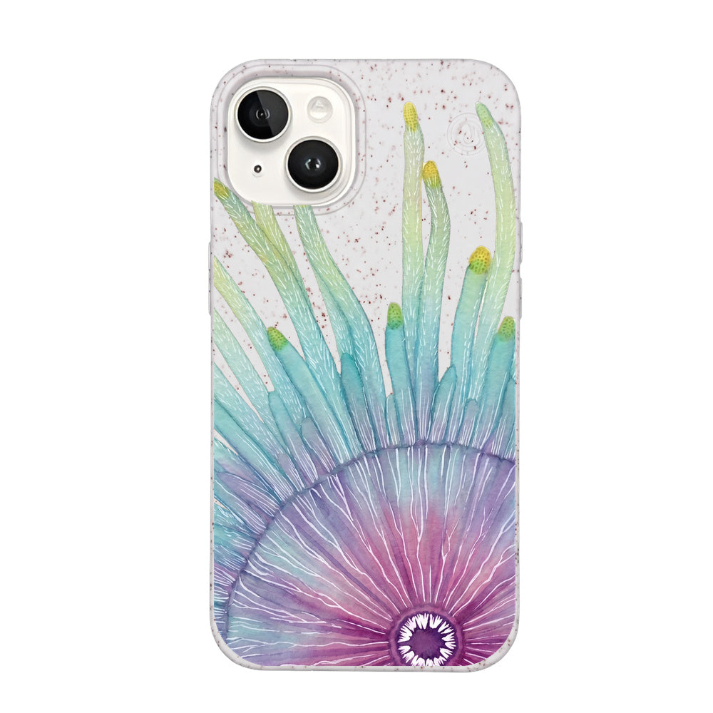 Biologisch abbaubare Handyhülle iPhone 14 Jellybutton — kompostierbar — Vorderseite