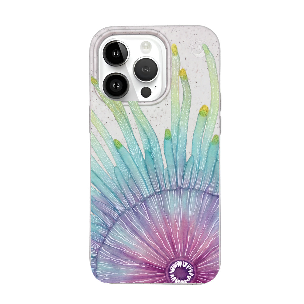 Biologisch abbaubare Handyhülle iPhone 14 pro max Jellybutton — kompostierbar — Vorderseite