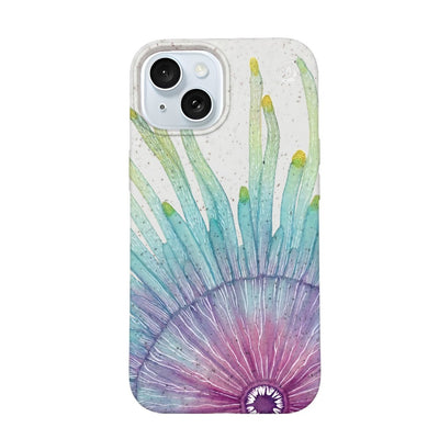 iPhone 15 Hülle - weiß - "jellybutton" - nachhaltig