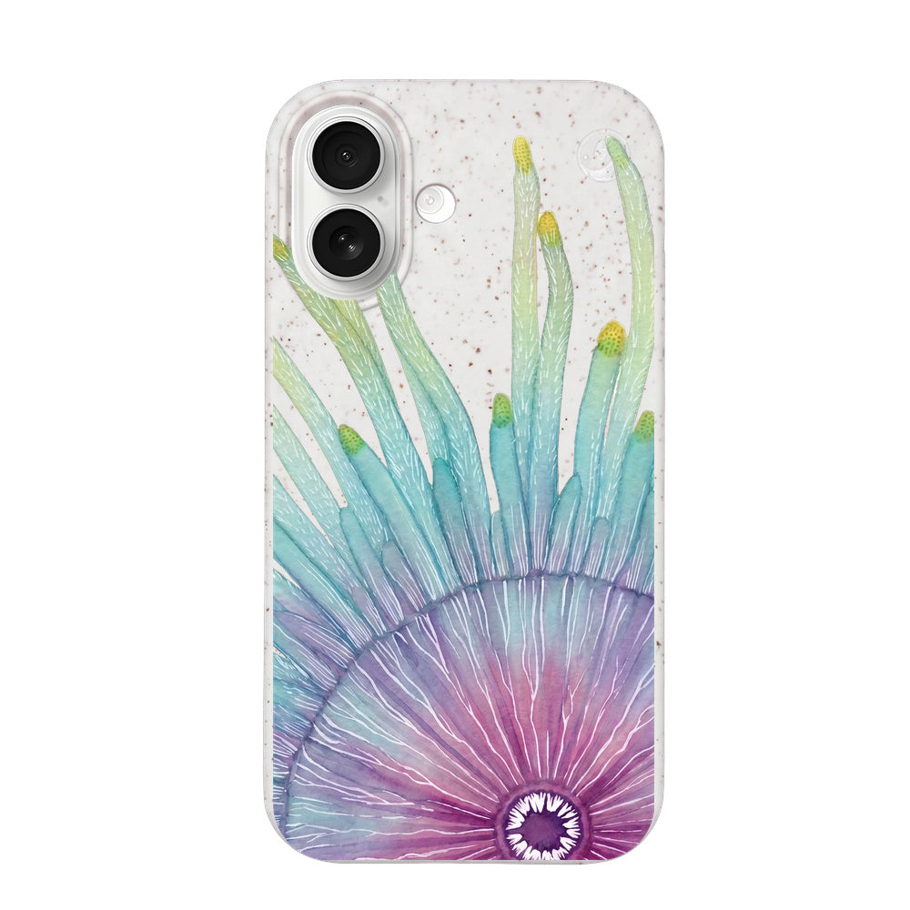 Biologisch abbaubare Handyhülle iPhone 17 Jellybutton — kompostierbar — Vorderseite